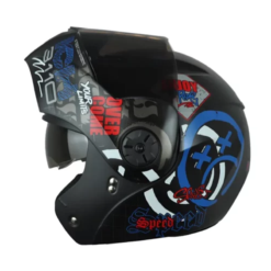 Casco Ich 3110 Random Negro Azul Visor Random 1