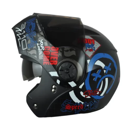 Casco Ich 3110 Random Negro Azul Visor Random 1