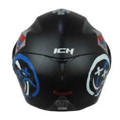 Casco Ich 3110 Random Negro Azul Visor Random 1