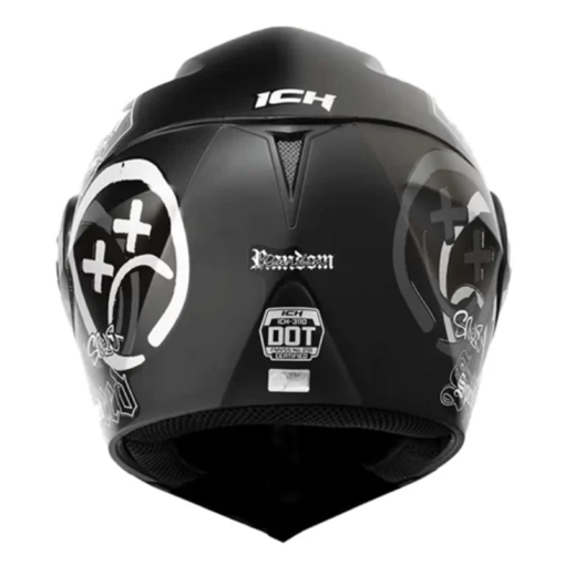 Casco Ich 3110 Random Negro Silver Visor Random 2