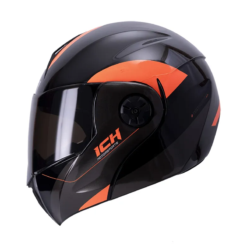 Casco Ich 3110 Zurial Negro Naranja Visor Random 1