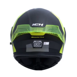 Casco Ich 3120 Zorth Negro Amarillo Neón Visor Smoke 1