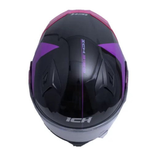 Casco Ich 3120 Zorth Negro Morado 1