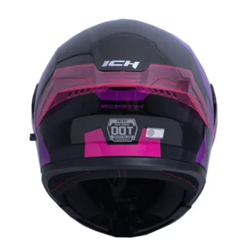 Casco Ich 3120 Zorth Negro Morado 1