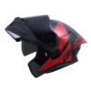 Casco Ich 3120 Zorth Negro Rojo Visor Smoke 1