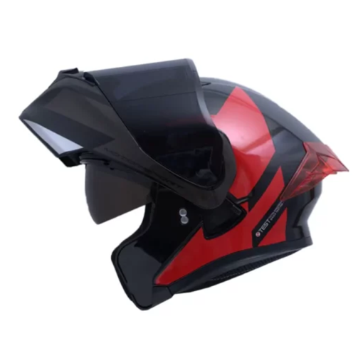 Casco Ich 3120 Zorth Negro Rojo Visor Smoke 1