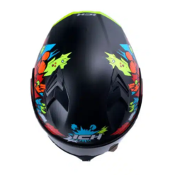 Casco Ich 3120Dv Comic_Boo Negro Naranja Visor Smoke 2
