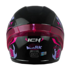 Casco Ich 501sp Mark Negro Fucsia 2
