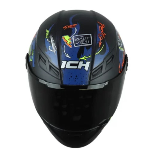 Casco Ich 501sp Mark Negro Naranja Visor Smoke 2
