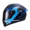 Casco Ich 501sp Moaca Negro Azul Visor Smoke 1