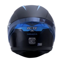 Casco Ich 501sp Moaca Negro Azul Visor Smoke 1
