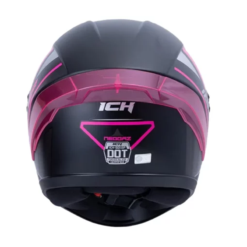 Casco Ich 501sp Neggaz Negro Fucsia Visor Smoke 1