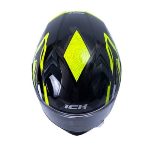 Casco Ich 503 Pool Negro Amarillo 1