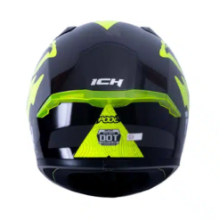 Casco Ich 503 Pool Negro Amarillo 1