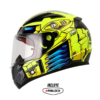 Casco Ls2 353 Robot Amarillo Gris 1