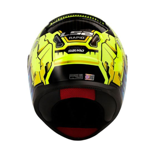 Casco Ls2 353 Robot Amarillo Gris 1