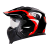 Casco Ls2 606 Drifter Triality Rojo 1