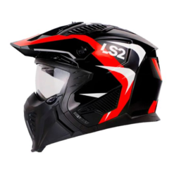 Casco Ls2 606 Drifter Triality Rojo 1