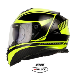 Casco Ls2 800 Storm Dodger Amarillo Neón 1