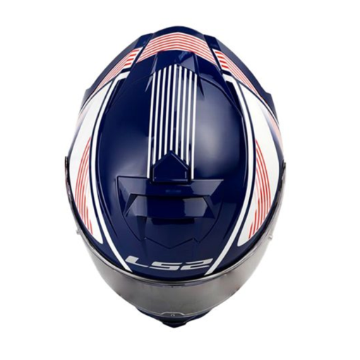 Casco Ls2 800 Storm Dodger Blanco Azul Navy 1