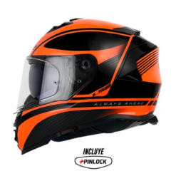 Casco Ls2 800 Storm Dodger Naranja Neón 1