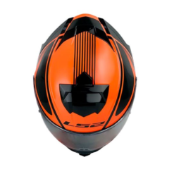 Casco Ls2 800 Storm Dodger Naranja Neón 1