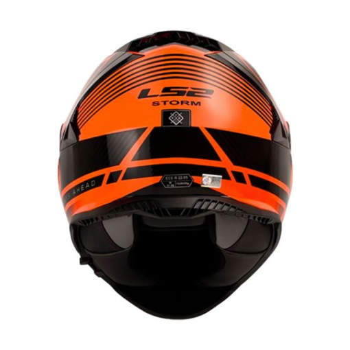 Casco Ls2 800 Storm Dodger Naranja Neón 1