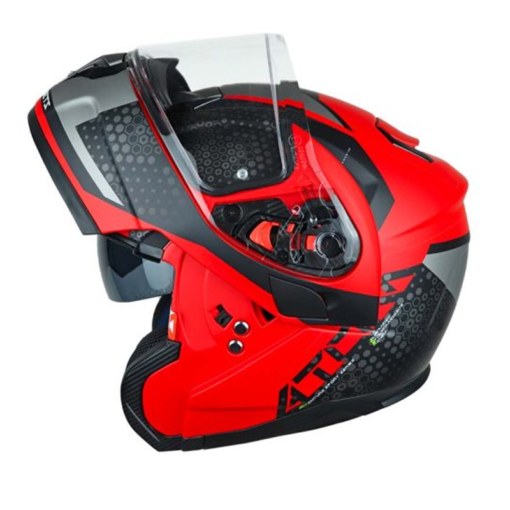 Casco Mt Atom Sv Adventure A5 Rojo 1