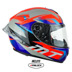 Casco Mt Rapide Pro Fugaz A5 Rojo Perla 2