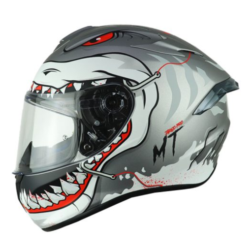 Casco Mt Targo Pro Sharky C2 Titanio 1