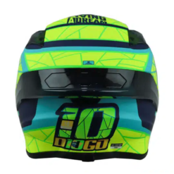 Casco Mt Targo S Diogo Moreira C7 Azul Verde Neon 1