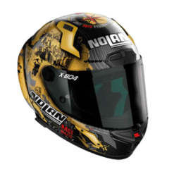 Casco Nolan X-804 Ultra Carbon Checa Dorado 2