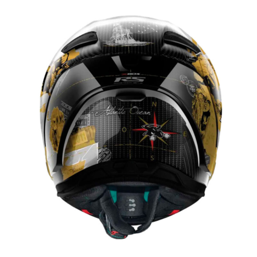 Casco Nolan X-804 Ultra Carbon Checa Dorado 2