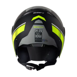 Casco Shaft 212 Broth Negro Amarillo Visor Iridium Silver 1
