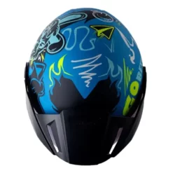 Casco Shaft 212 Rock You Azul Visor Iridium Azul 1