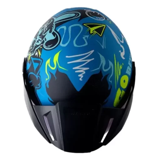 Casco Shaft 212 Rock You Azul Visor Iridium Azul 1