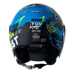 Casco Shaft 212 Rock You Azul Visor Iridium Azul 1