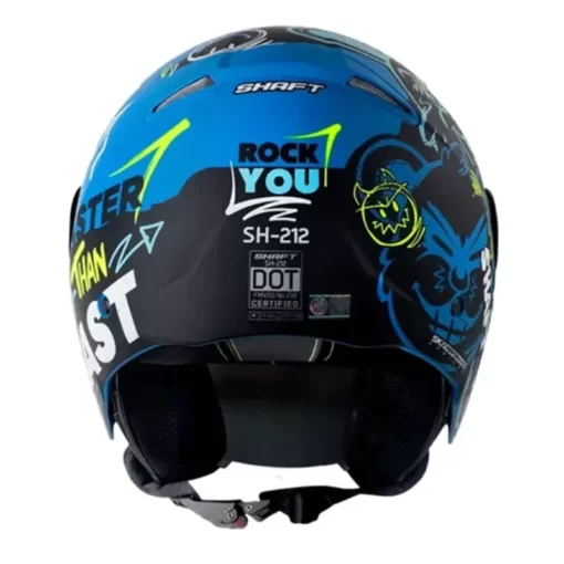 Casco Shaft 212 Rock You Azul Visor Iridium Azul 1
