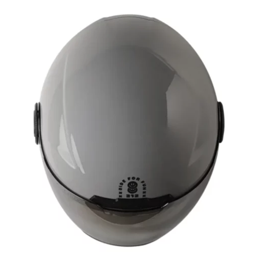 Casco Shaft 212 Solid Gris Oscuro Visor Iridium Silver 1