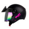 Casco Shaft 212 Solid Negro Fucsia Visor Fucsia 1