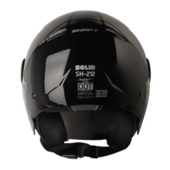 Casco Shaft 212 Broth Negro Silver Visor Iridium Azul 1
