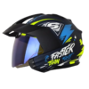 Casco Shaft 227 Trial Same Azul Amarillo Visor Iridium Azul1