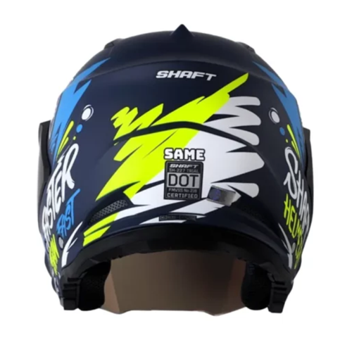 Casco Shaft 227 Trial Same Azul Amarillo Visor Iridium Azul1