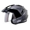 Casco Shaft 227 Trial Same Gris Visor Iridium Silver 1
