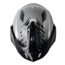 Casco Shaft 227 Trial Same Gris Visor Iridium Silver 1