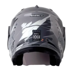 Casco Shaft 227 Trial Same Gris Visor Iridium Silver 3 - Punto Llantas 1