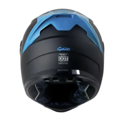 Casco Shaft 502 Solid Negro Azul 1