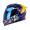 Casco Shaft 502sp Voltaire Morado Azul Visor Iridium Azul 1