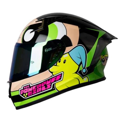 Casco Shaft 526Sp Evo Bellota Verde Claro Visor Iridium Verde 1