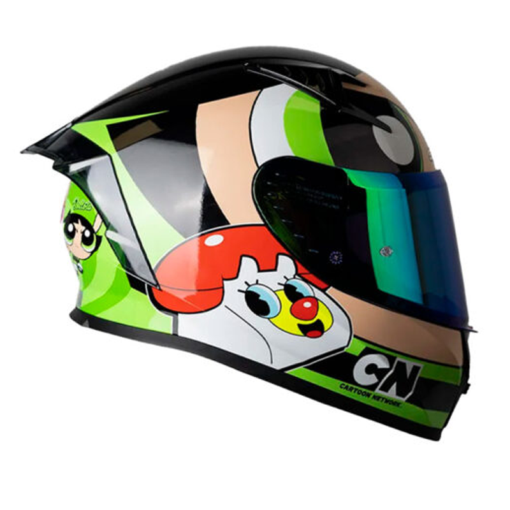 Casco Shaft 526Sp Evo Bellota Verde Claro Visor Iridium Verde 1